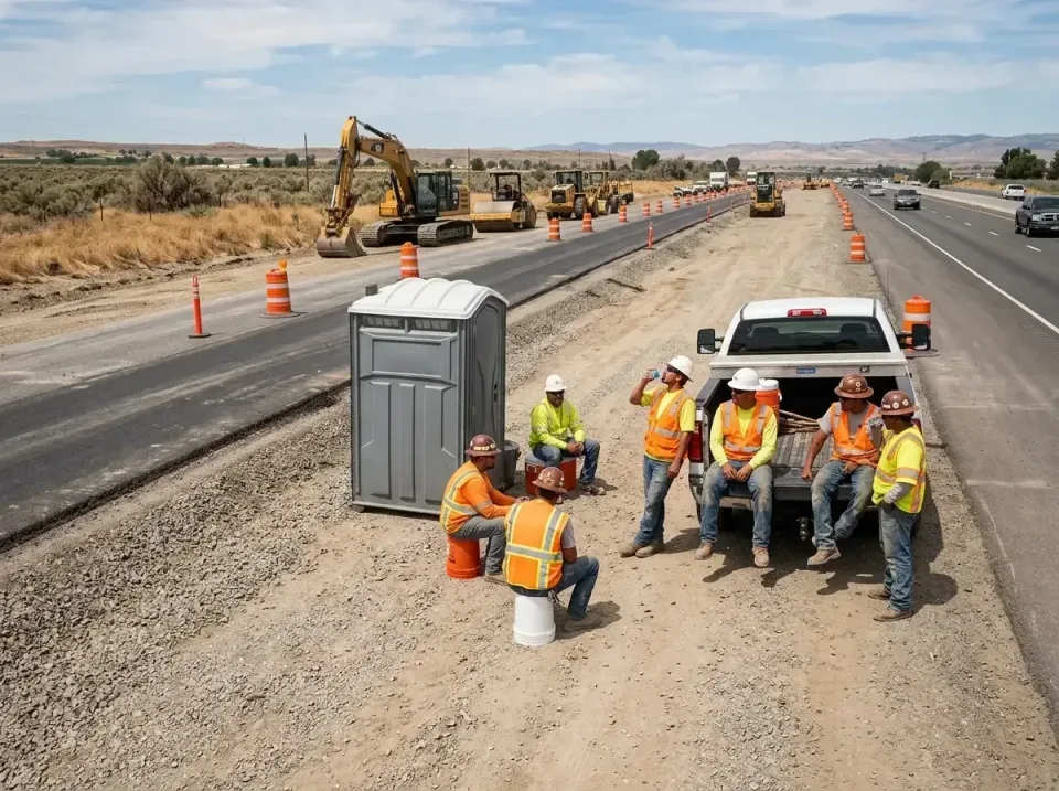 highway-road-construction-crew-007 — frequently asked questions, Porta Potty and Restroom Rentals in Benton, LA